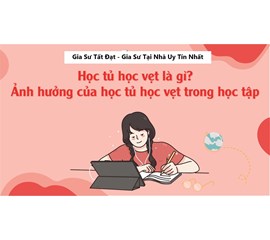 " Học Tủ, Học Vẹt" - Nguyên Nhân, Hậu Quả Và Biện Pháp Khắc Phục ?