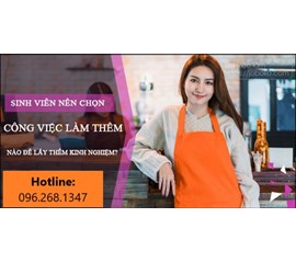 Sinh Viên Đi Làm Thêm Và Những Điều Cần Biết Để Có Công Việc Tốt ? 