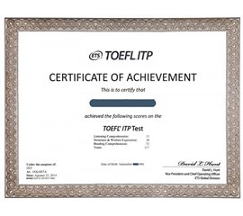CHỨNG CHỈ TOEFL